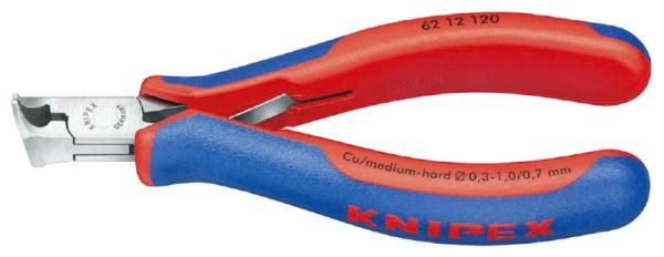 クニペックス KNIPEX 6212-120 エレクトロニクス斜ニッパー