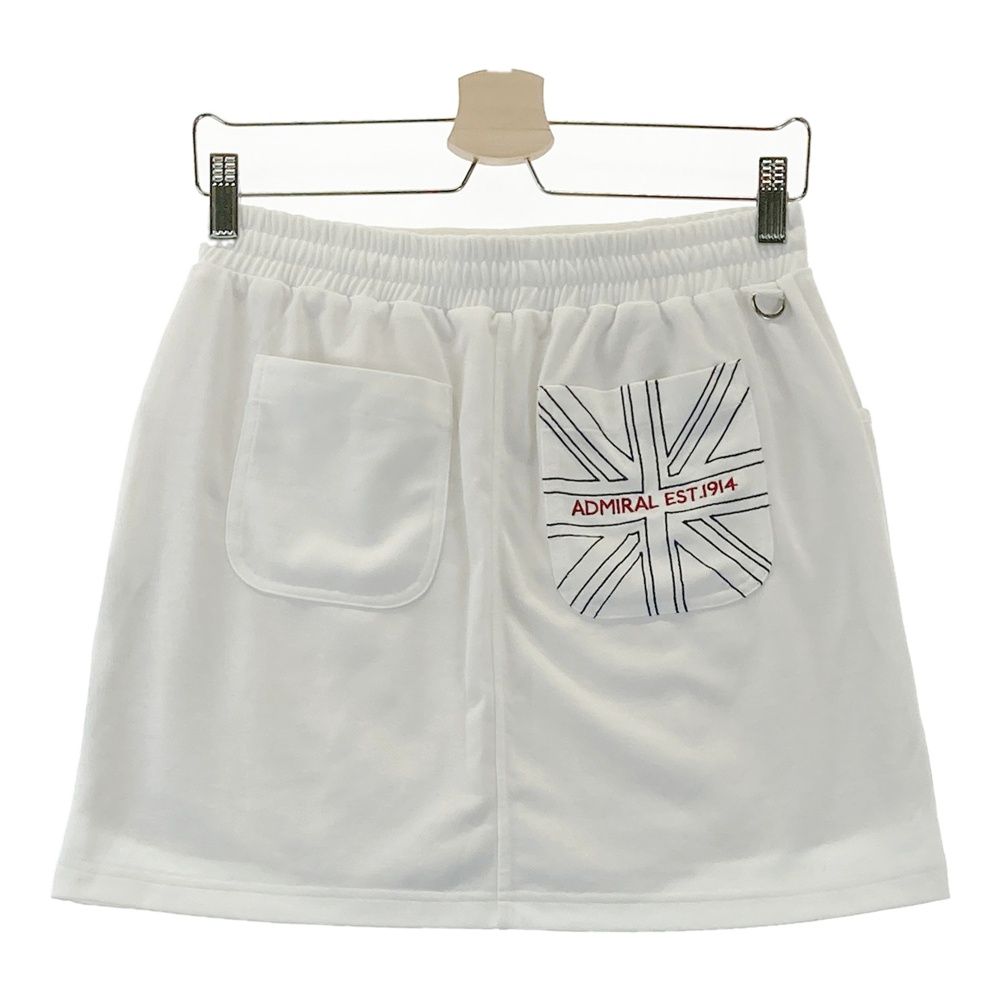 サイズ：M ADMIRAL アドミラル 裏地付スカート ホワイト系