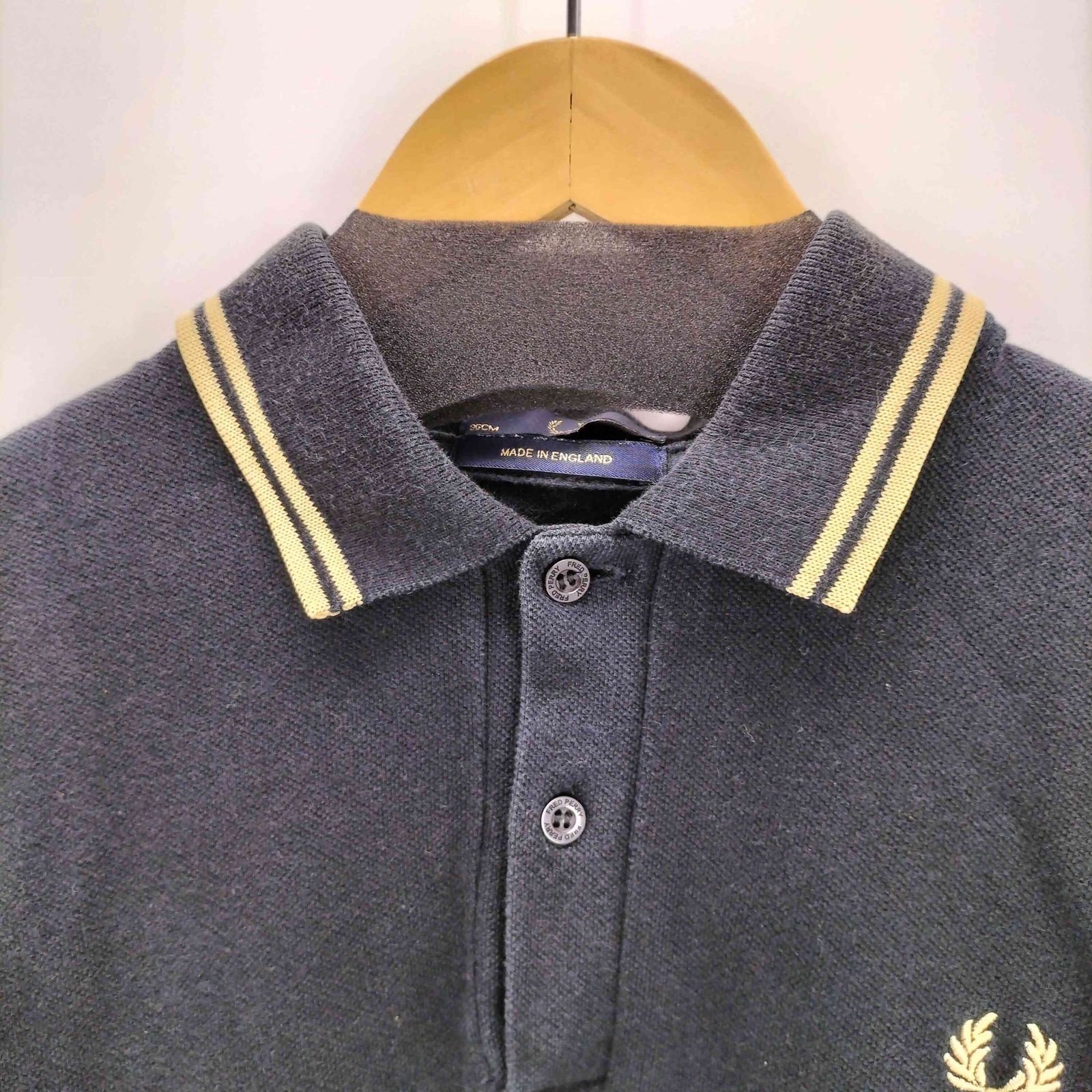 フレッドペリー FRED PERRY イングランド製 ワンポイント刺繍S/S