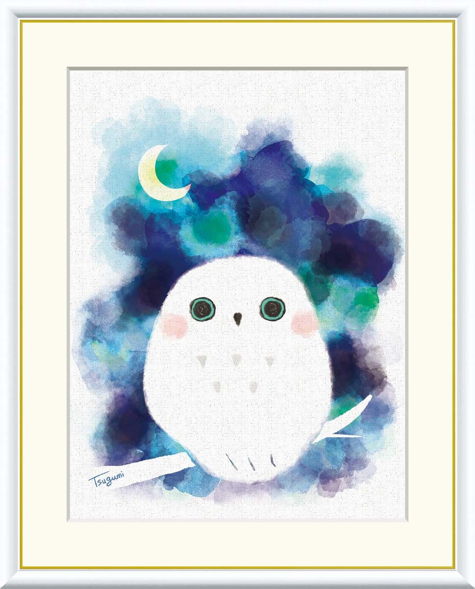 きたのじゅんこ版画 きたのじゅんこ【風が吹く時】lithograph