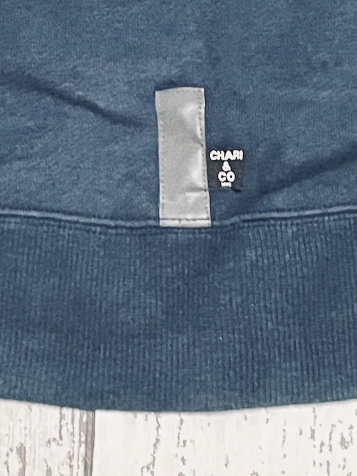CHARI＆CO NYC TEXT LOGO HOODIE チャリアンドコー パーカー ネイビー