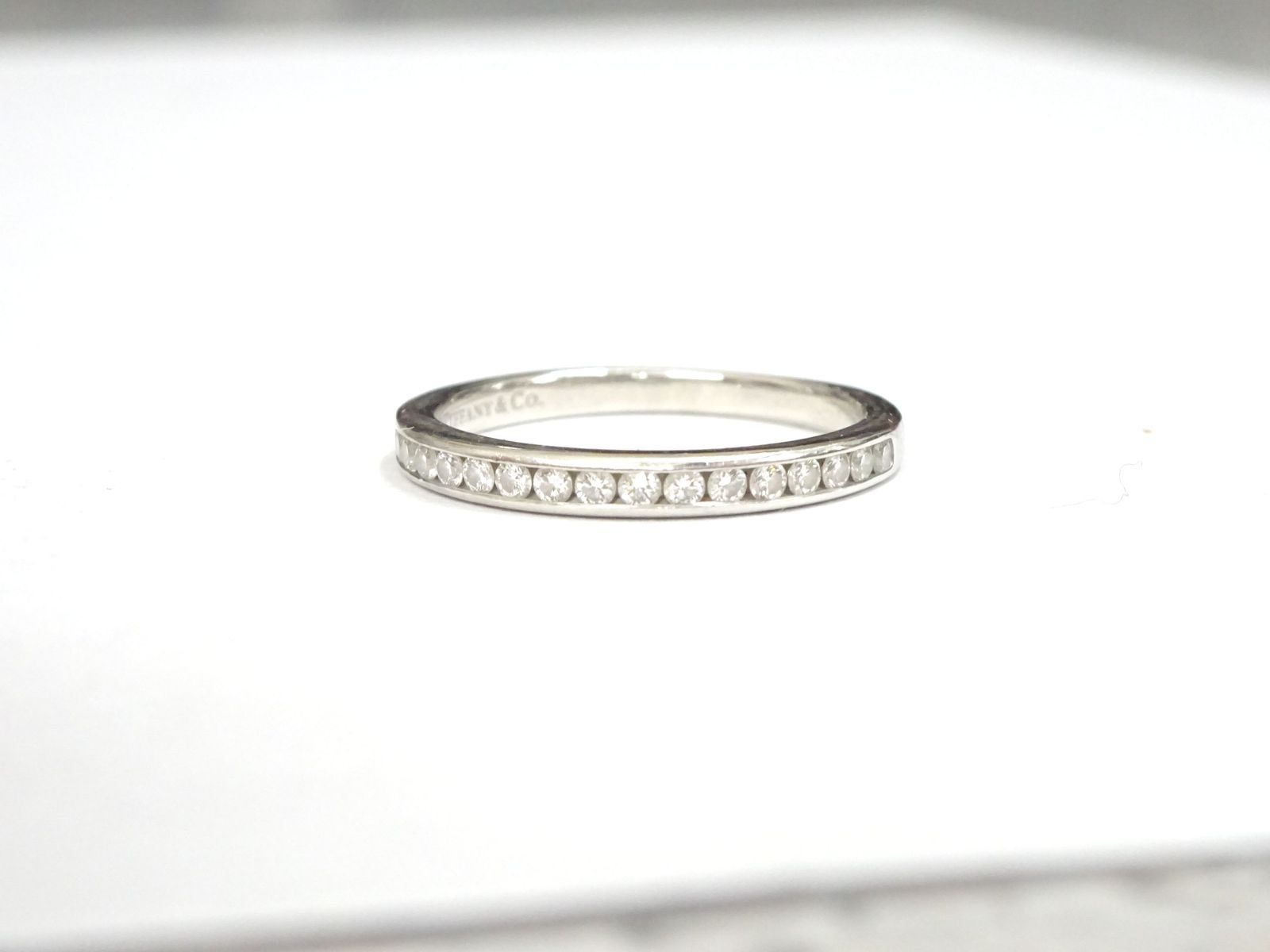 TIFFANY&Co. ティファニー PT950 プラチナ ハーフ エタニティ リング 