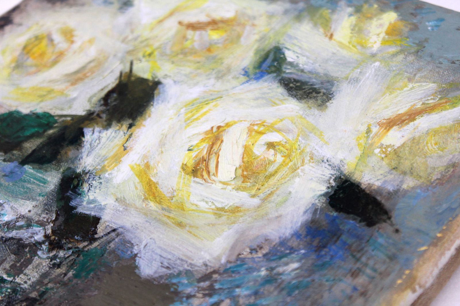 清原啓一 「薔薇」 油絵・油彩画 絵画 - メルカリ