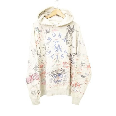 セントマイケル SAINTMICHAEL 美品 24ss Born Raised LA Hoodie