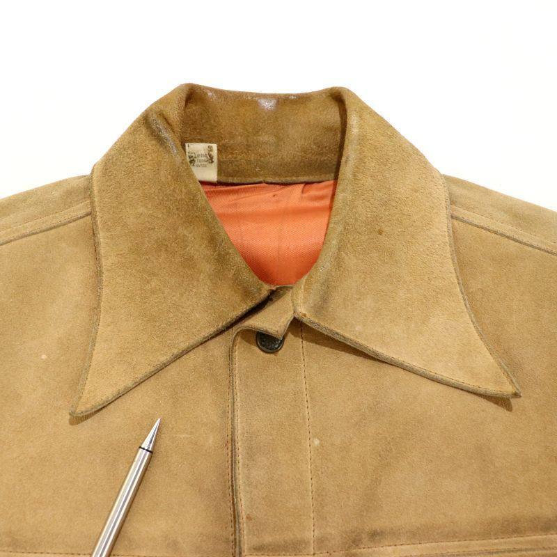 vintage ヴィンテージ　スウェードジャケット　70s 70s vintage 3rd タイプ スウェード レザージャケット メンズ