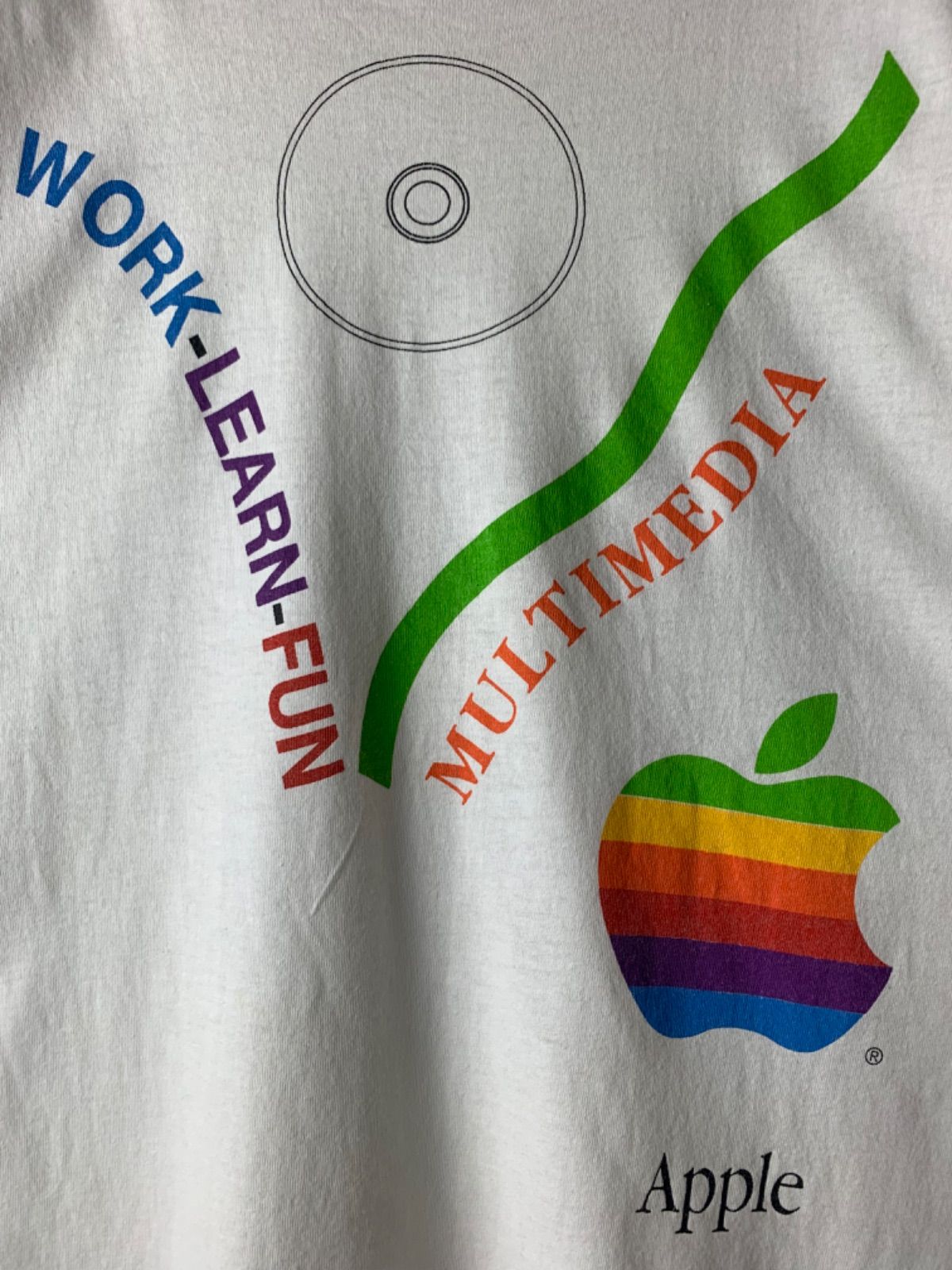 90s USA製 ヴィンテージ Apple 企業ロゴTシャツ アップル社 - メルカリ