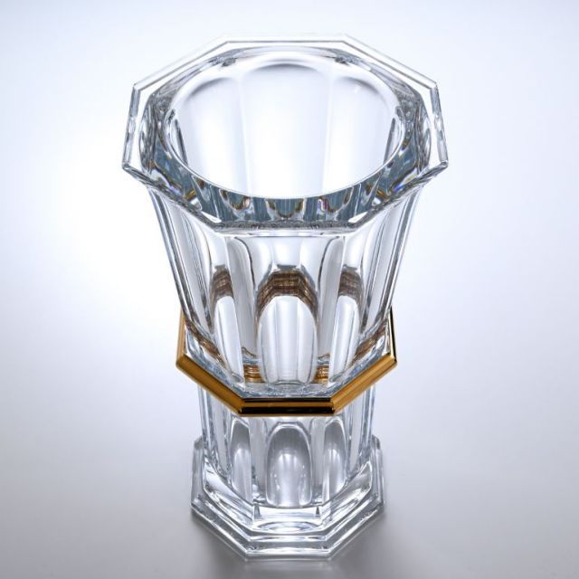 新品 バカラ 花瓶 アルクール HARCOURT ベース ストレート クリア L