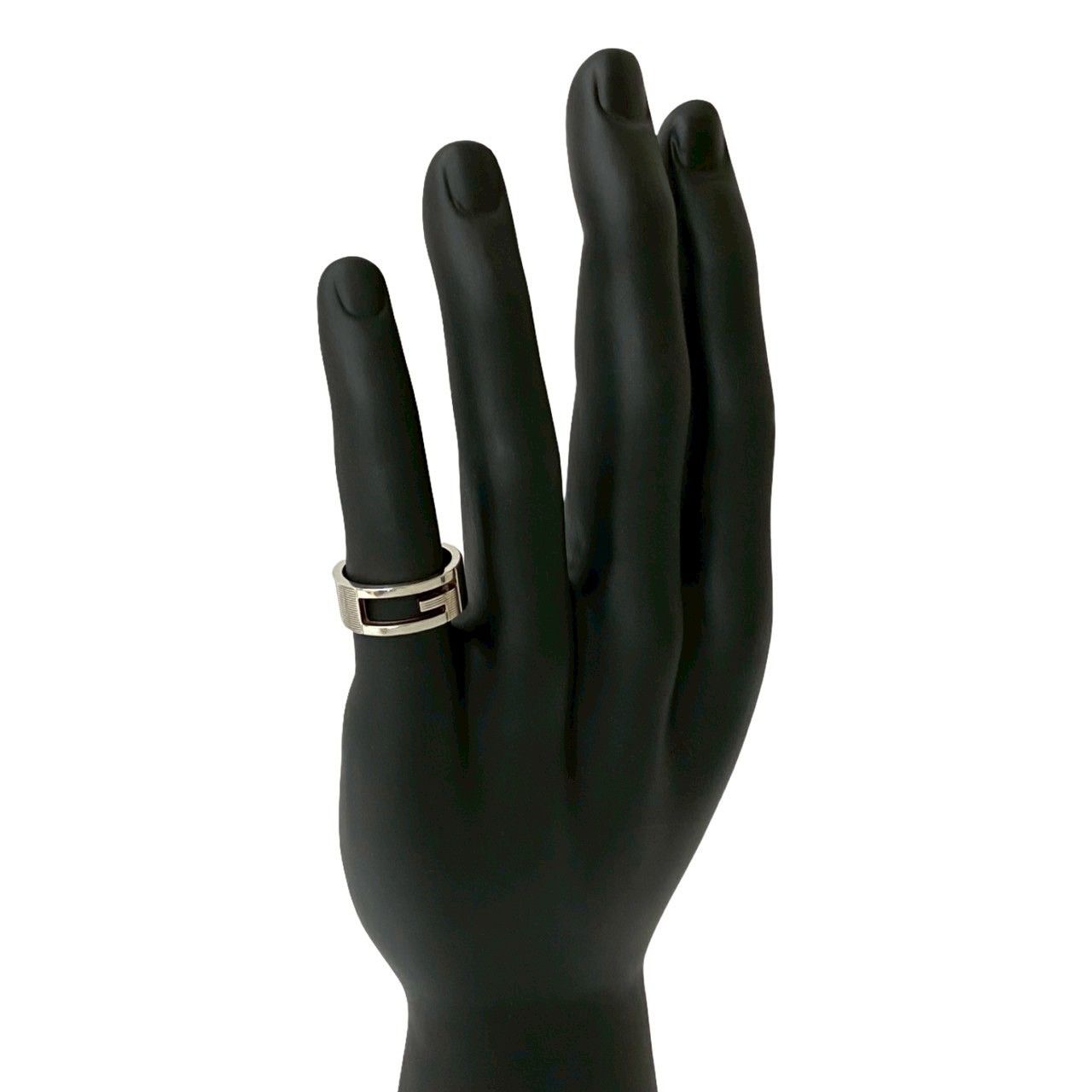【極美品】 GUCCI グッチ ブランデットG リング ＃14 GUCCI - 新品同様 美品 GUCCI グッチ ブランデットGリング 14号
