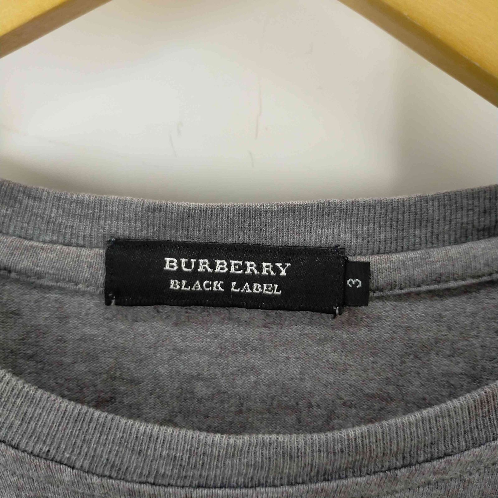 バーバリーブラックレーベル BURBERRY BLACK LABEL S/S ロゴ刺繍