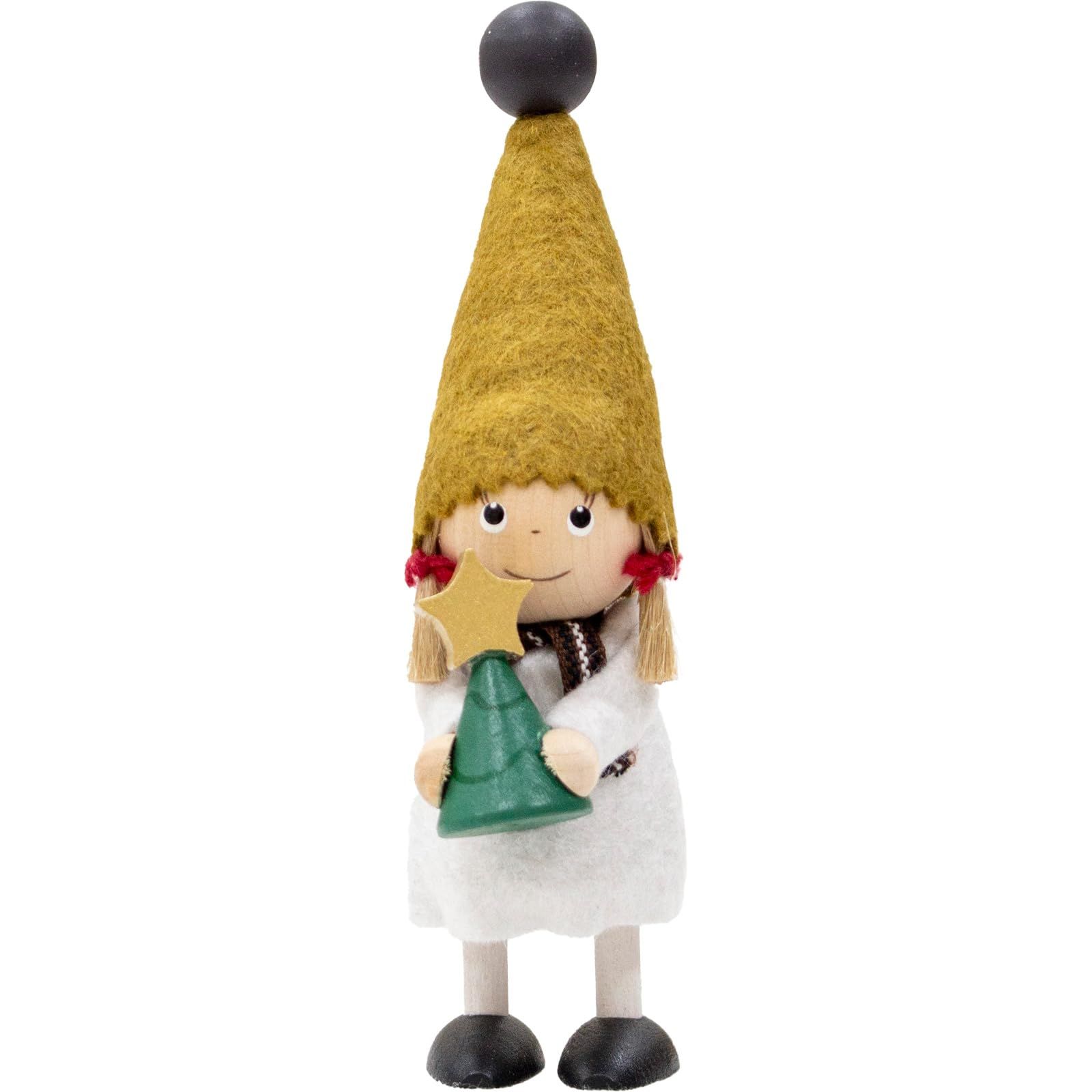 NORDIKA nisse ノルディカ ニッセ クリスマス 木製人形 ツリーを持った女の子 Jule Hygge