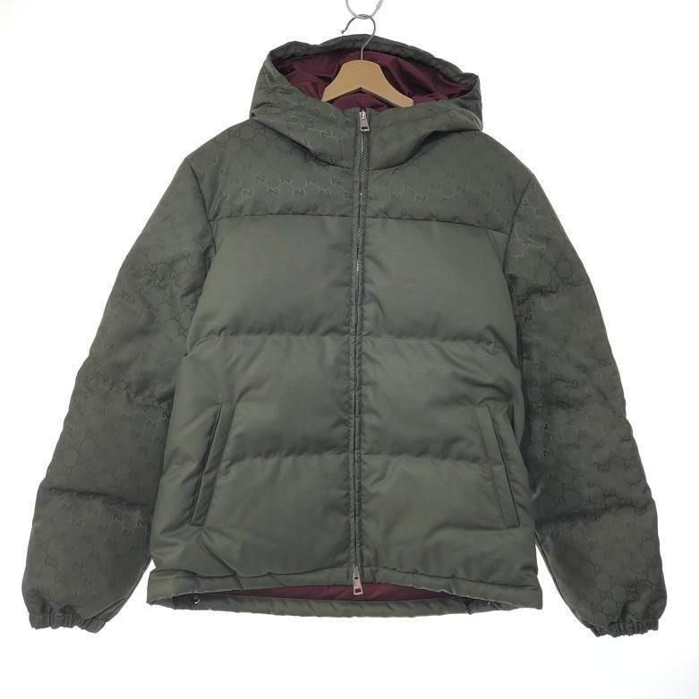 中古】GUCCI GGナイロンキャンバス パファージャケット 50 794823