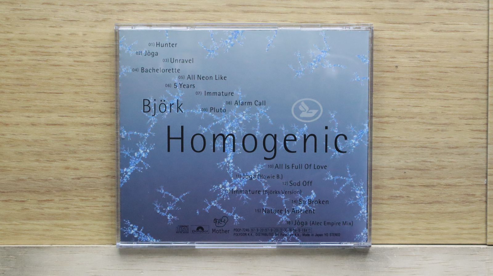 国内盤CD☆ビョーク/Bj rk□ ホモジェニック 【POCP7245/4988005204240