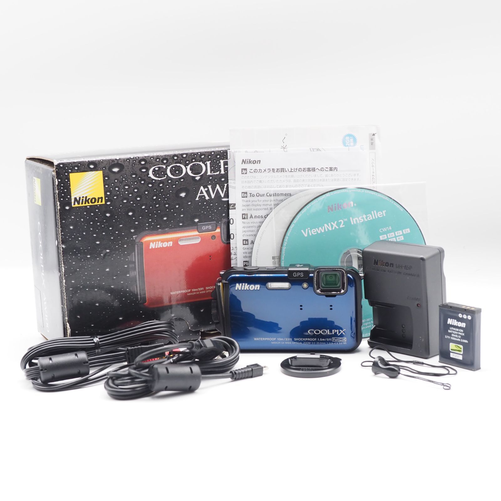 ☆極上品☆ Nikon デジタルカメラ COOLPIX (クールピクス) AW100