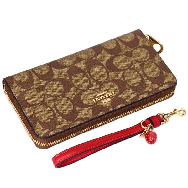 コーチ 長財布 COACH コーティングキャンバス レザー シグネチャー コーチ 長財布 COACH コーティングキャンバス レザー シグネチャー