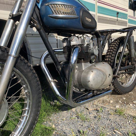 トライアンフ TTパイプ TTマフラー エキゾースト カスタム 英車