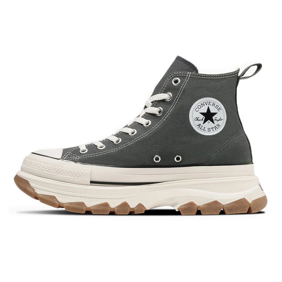 【新品】25.5～29.0cm コンバース CONVERSE スニーカー ハイカット 厚底 メンズ レディース オールスター （Ｒ）トレックウエーブ  HI グレイ ALL STAR （R)  TREKWAVE HI