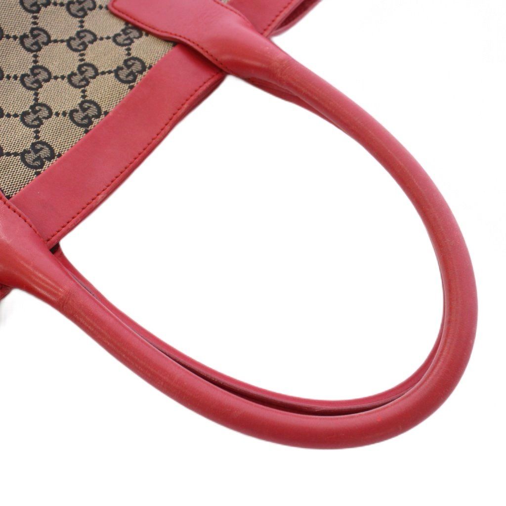 美品 GUCCI インターロッキング GGロゴ レッド GUCCI グッチ インターロッキングG ハンドバッグ ショルダー