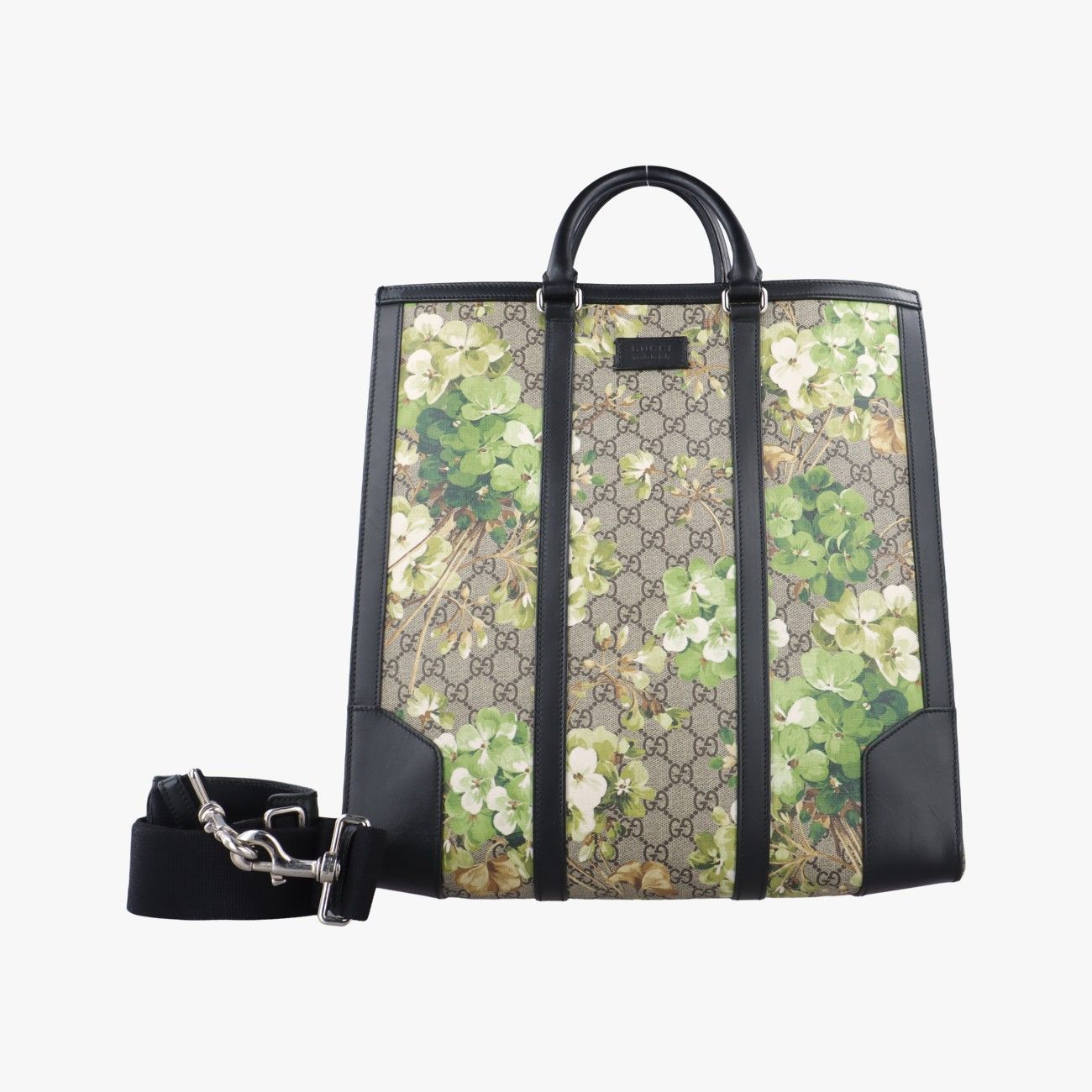 グッチGucciカレイドブラック ×マルチカラーPVCコーティングキャンバス×レザー406387G018945478