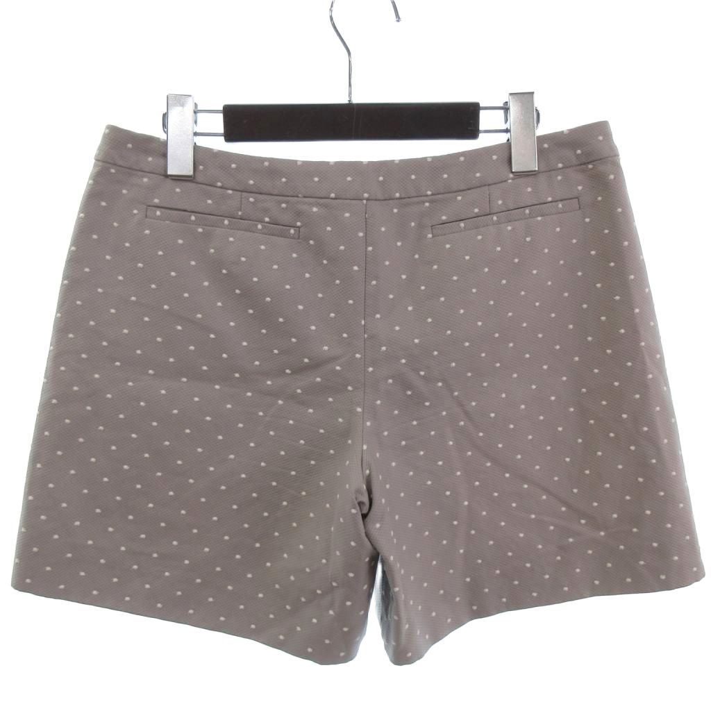 フォクシー FOXEY ショートパンツ ドット 水玉 グレー系 42 L位 □ECT