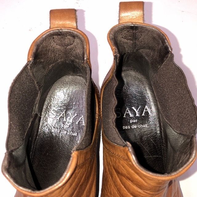 サヤ サイドゴアブーツ