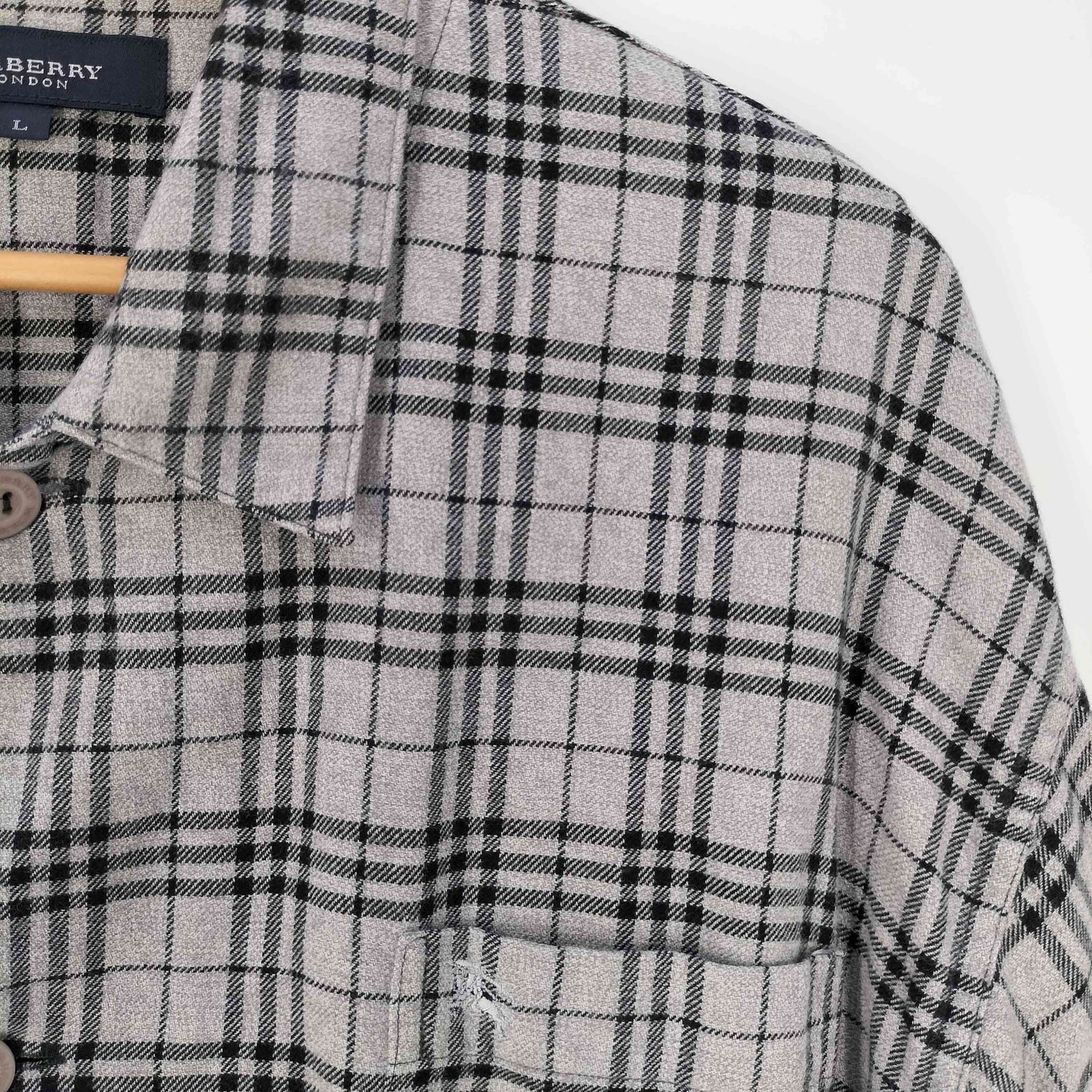 バーバリーロンドン BURBERRY LONDON ロゴ刺繍 ノバチェック コットン