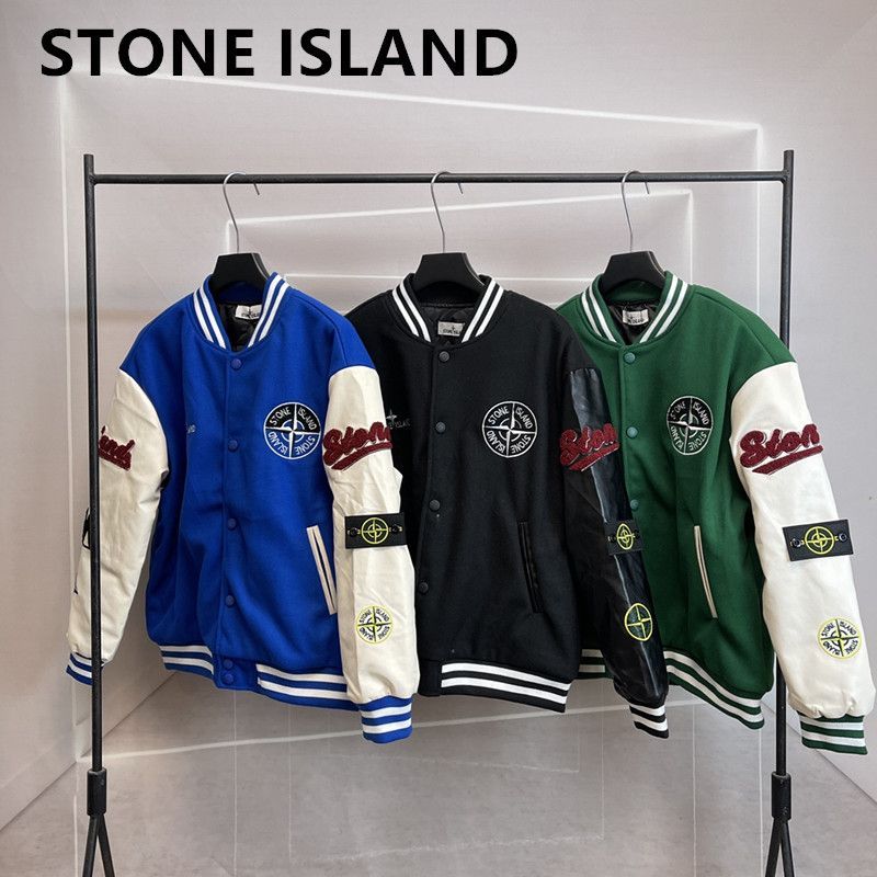 新品、STONE ISLAND ストーンアイランド  スタジャン メンズ レディーズ ゆったり  スタジアムジャンバー  jacket