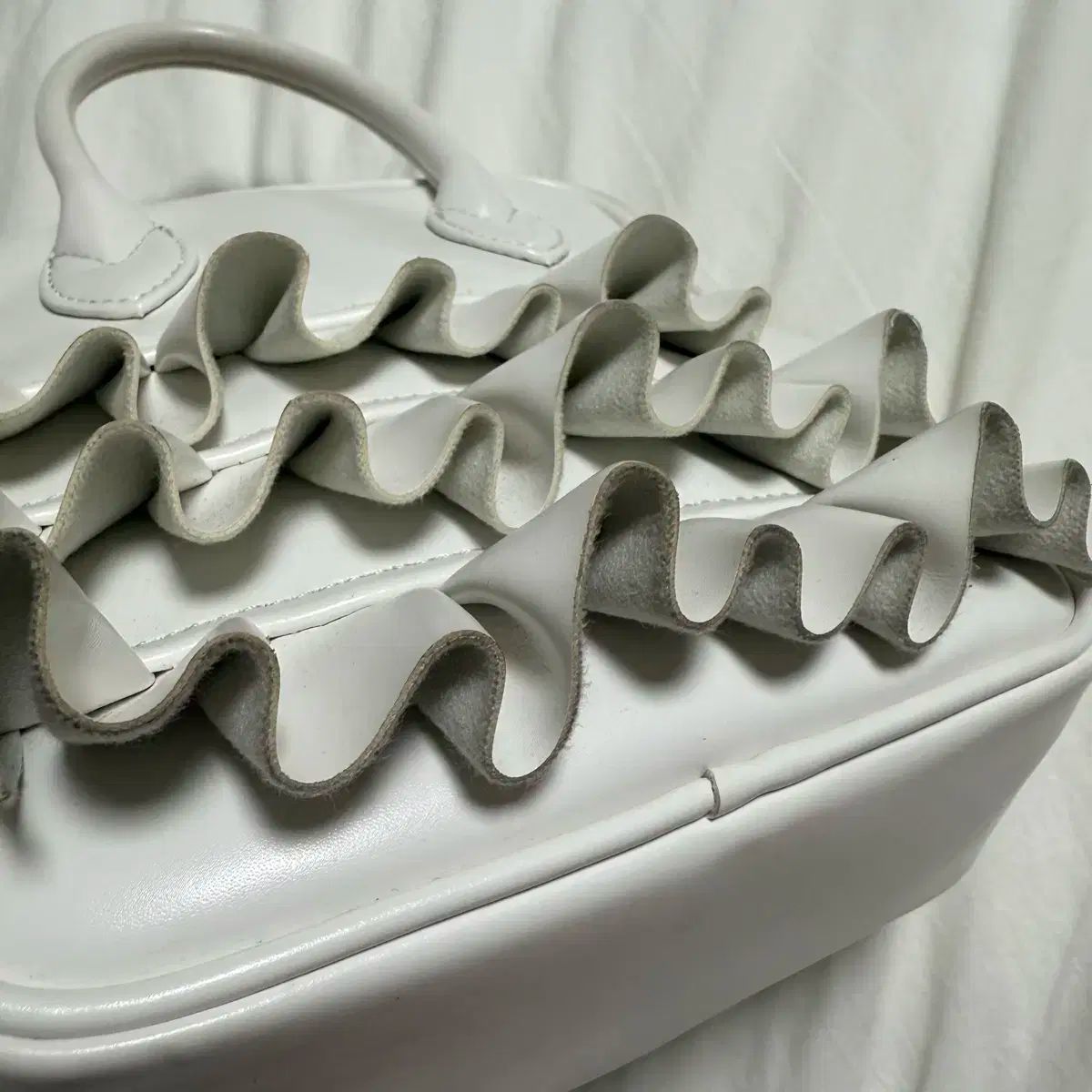 未使用 コムデギャルソン ガール フリルトートバッグ