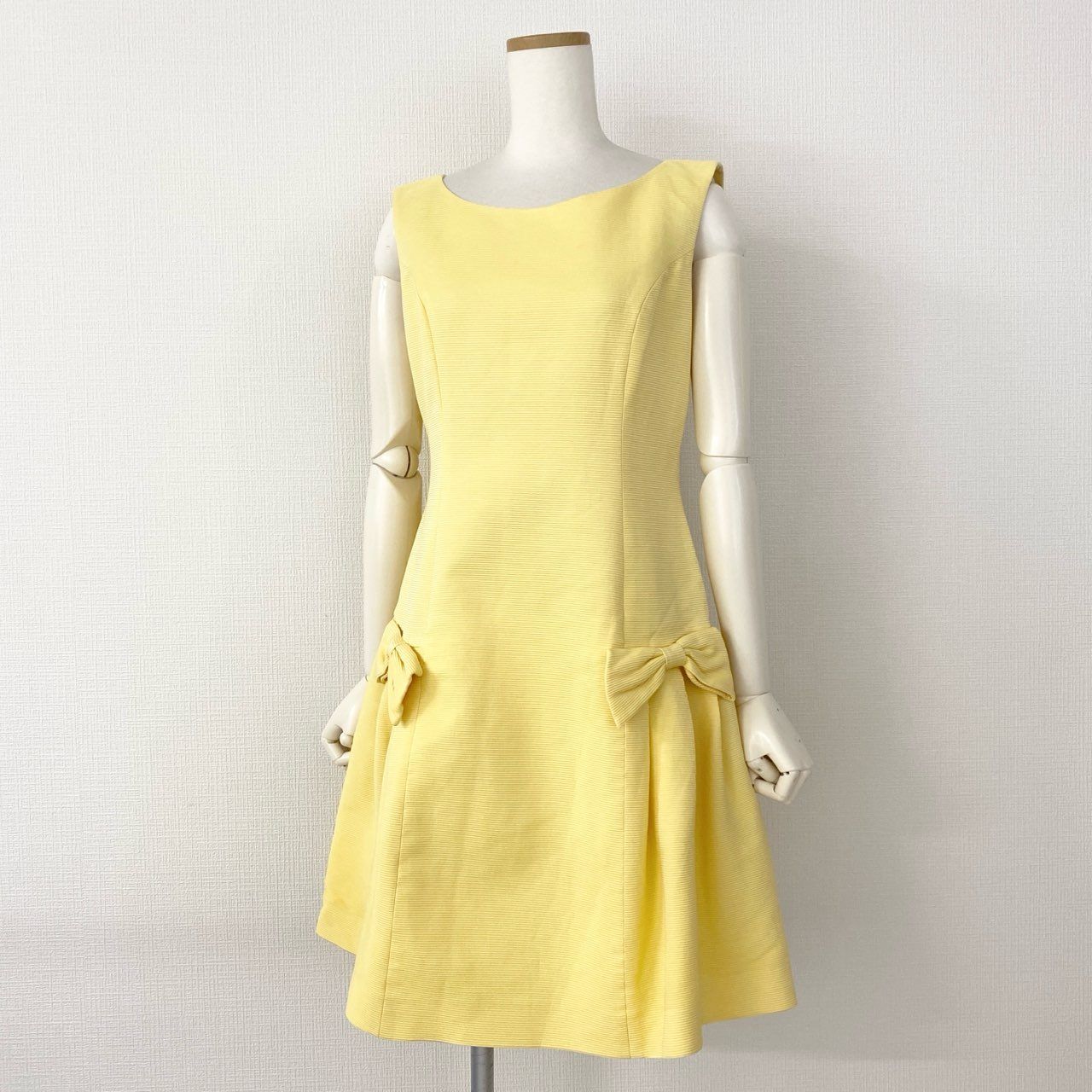 25d14 《美品》 Rene ルネ イタリア製生地 ノースリーブワンピース  