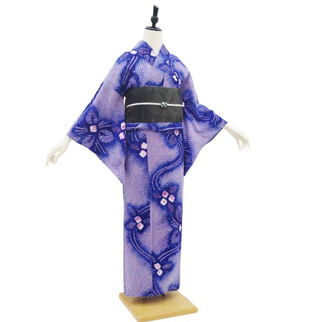 有松絞り浴衣　伝統工芸品　人気の変わり色　花火大会　夏祭り　リメイク材 浴衣 本場有松絞り ピンク色 桜色 花火 木綿 伝統工芸品 鳴海