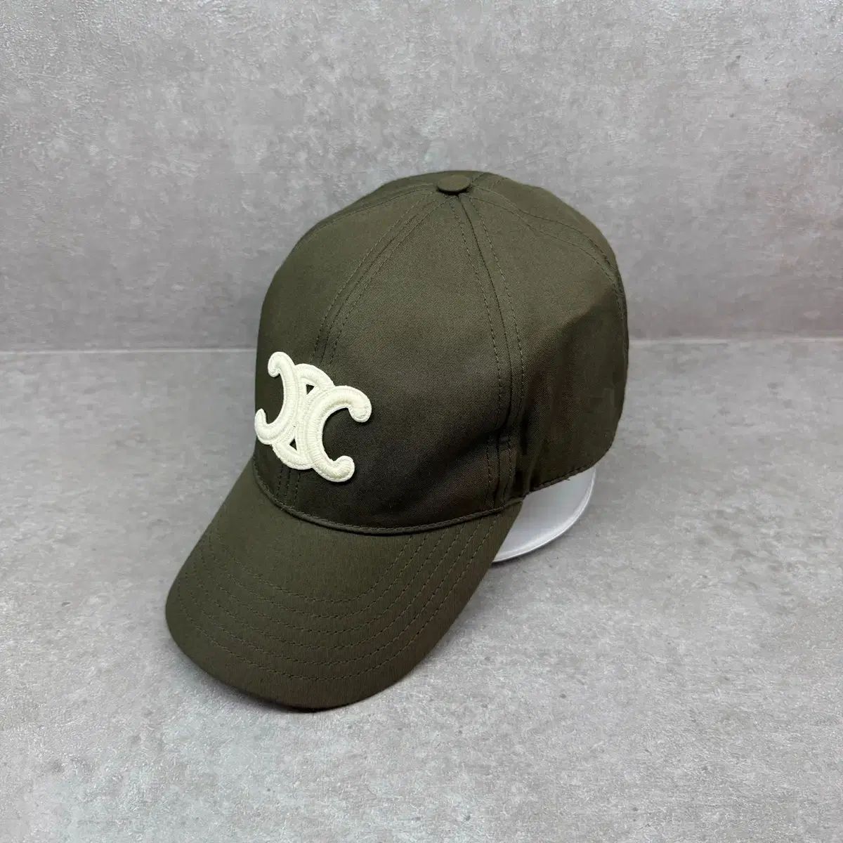 CELINE カーキ ベースボールキャップ 【公式通販】