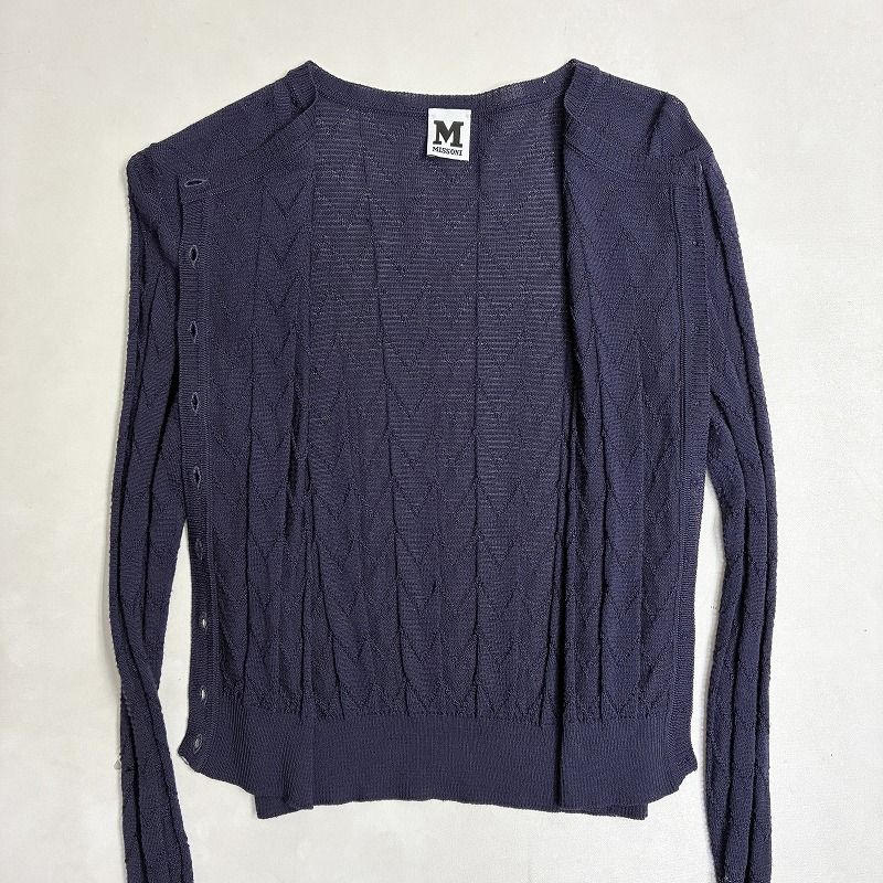 ◇ Missoni ミッソーニ カーディガン ルーマニア製 ニット 幾何