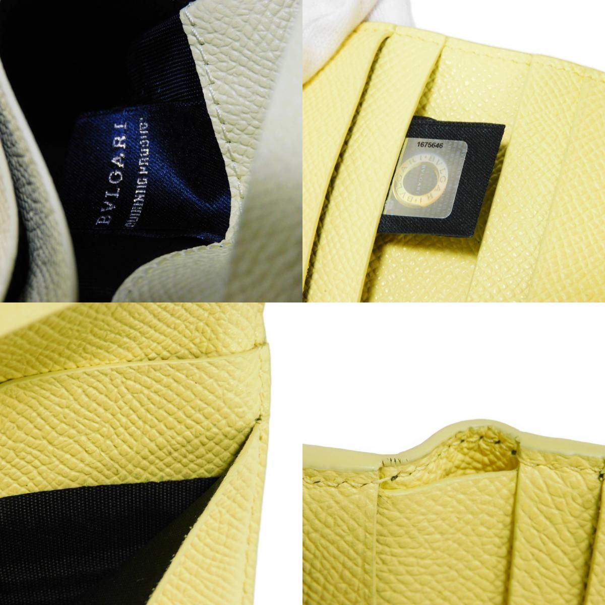 BVLGARI ブルガリ スリム コンパクト ウォレット スナップボタン  