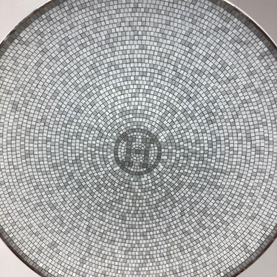 エルメス　モザイクプレート　共箱　直径16.1cm 東H5-0527☆2F エルメス モザイクプレート 共箱 直径16.1cm 東H5-0527☆2F