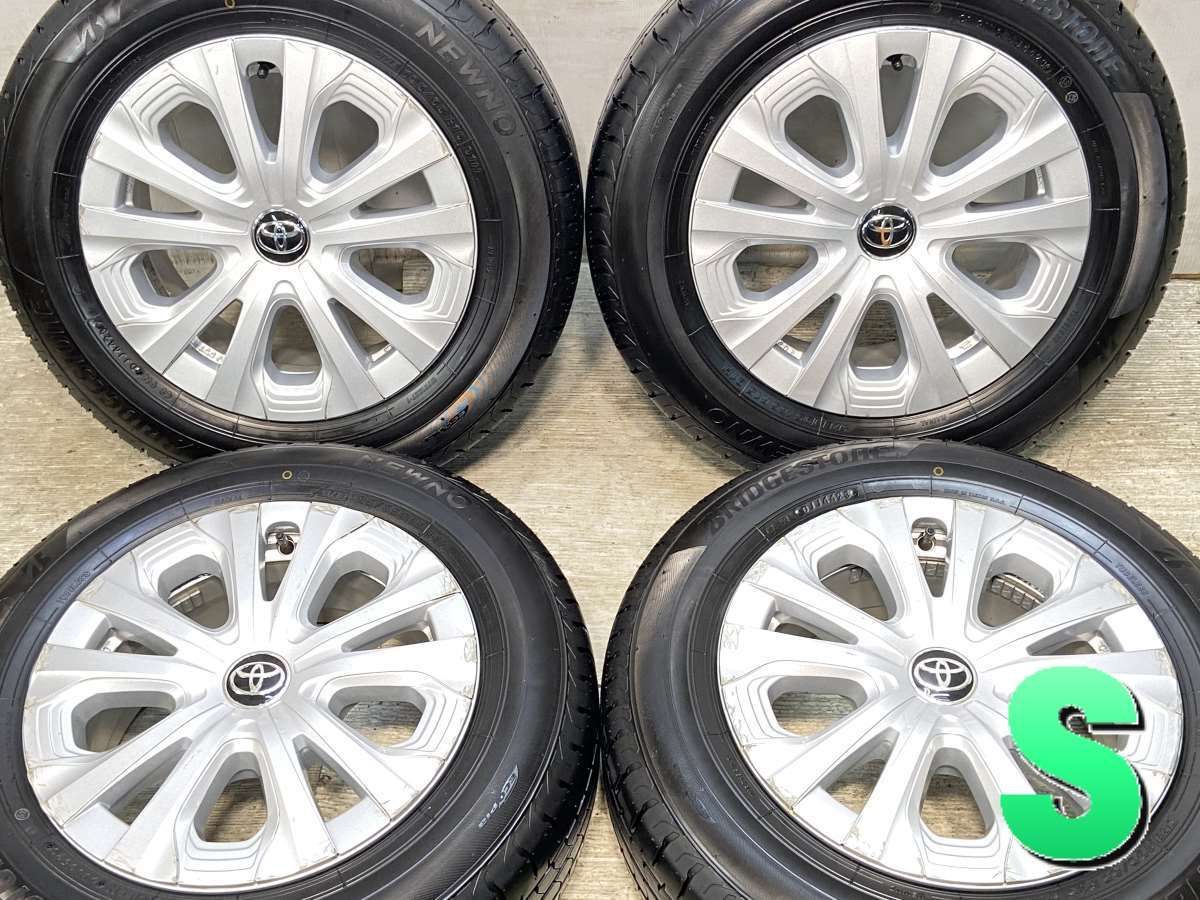 195|65R15 ブリヂストン NEWNO トヨタ純正 15x6.5 40 100-5穴 タイヤ サマータイヤ ホイールセット 4本セット s15250421012