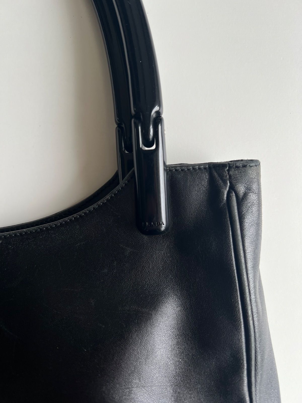 FW1998 PRADA LEATHER HAND BAG プラダ アーカイブ archive 1990年代 