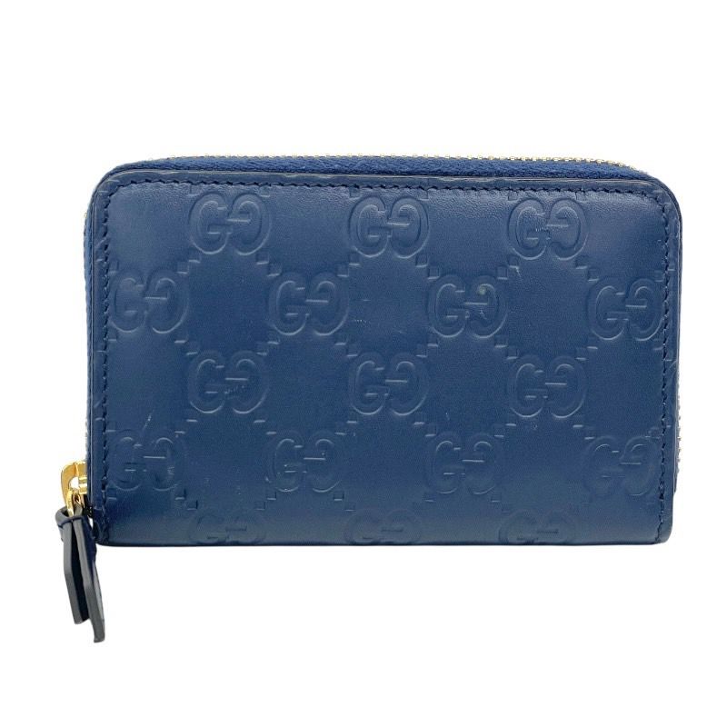 グッチ 447939 レザー グッチシマ コインケース GUCCI 美品 GUCCI】グッチ グッチシマ 447939 コインケース レザー メンズ