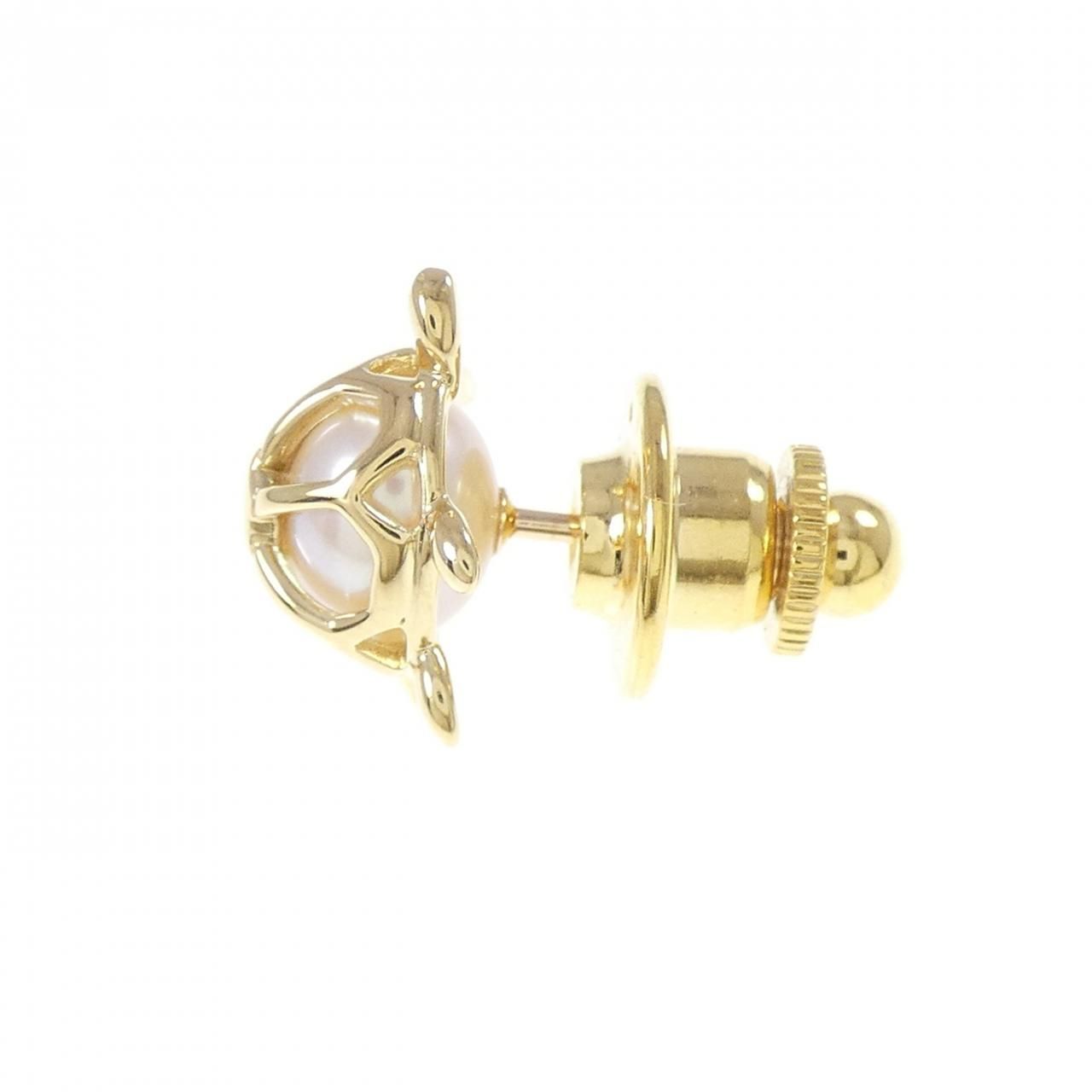 ミキモト タートル 淡水パール ブローチ