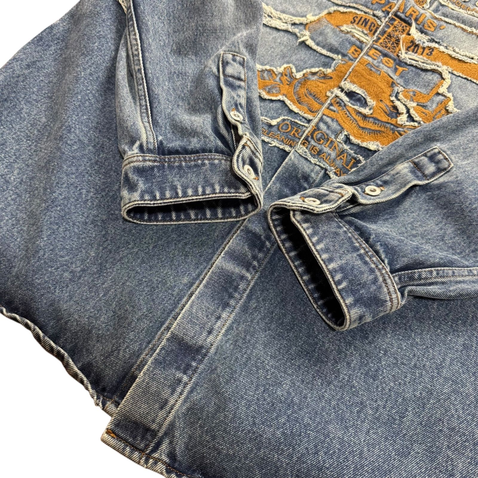 Y/PROJECT】24AW PARIS BEST PATCH DENIM SHIRT ワイプロジェクト