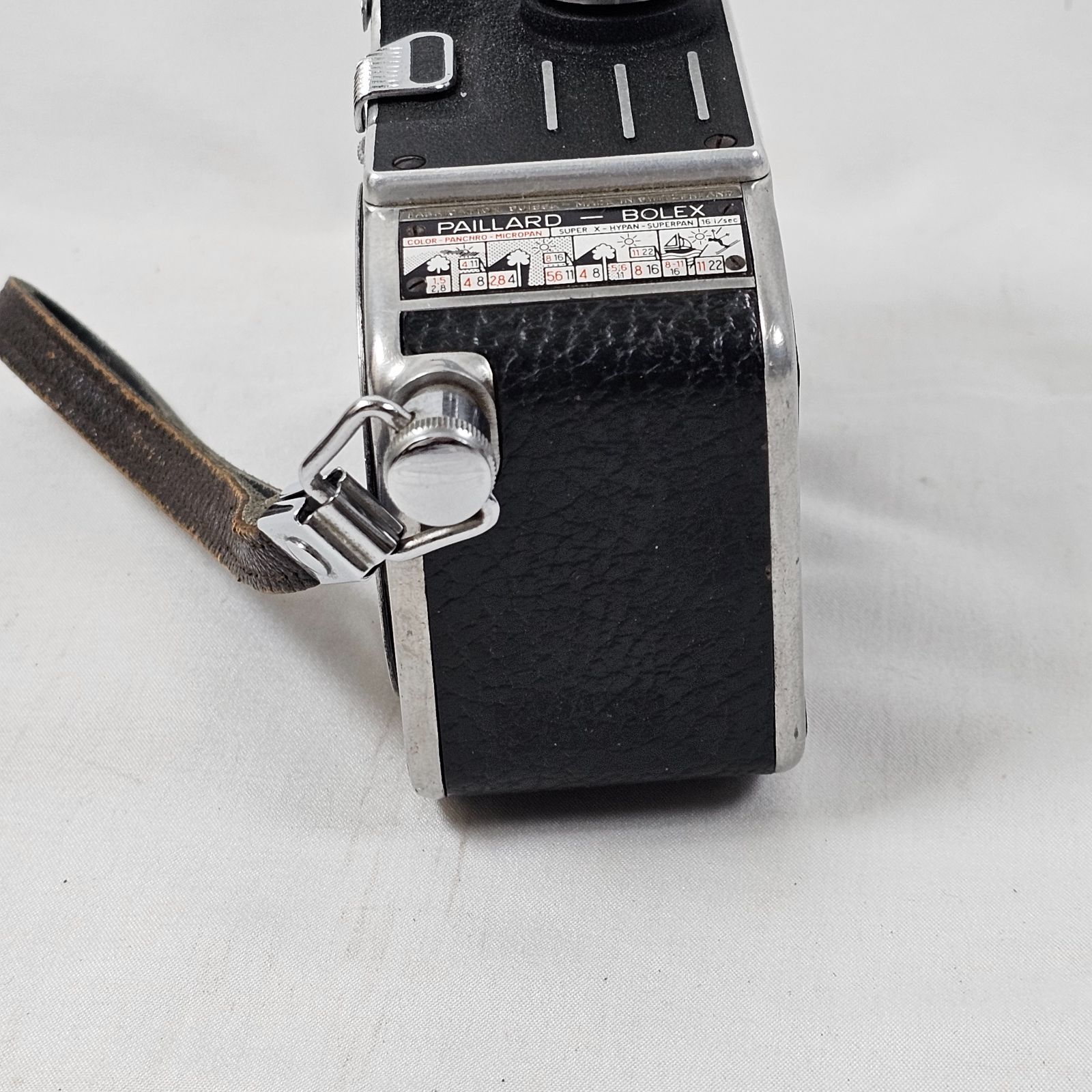 【ヴィンテージ】PAILLARD-BOLEX 8mm フィルムカメラ オブジェ オブジェに】PAILLARD-BOLEX 8mm フィルムカメラ 映画