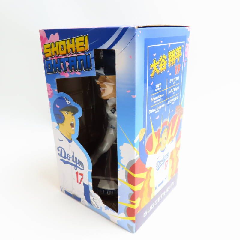 M12-s036 限定品 大谷翔平 ボブルヘッド人形 ホワイト ドジャース移籍後初 球場配布 M12-s036 限定品 大谷翔平 ボブルヘッド人形 ホワイト