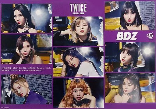 【非売品】TWICE 「BDZ」告知 ポスター 【激レア】 TWICE OFFICIAL SITE