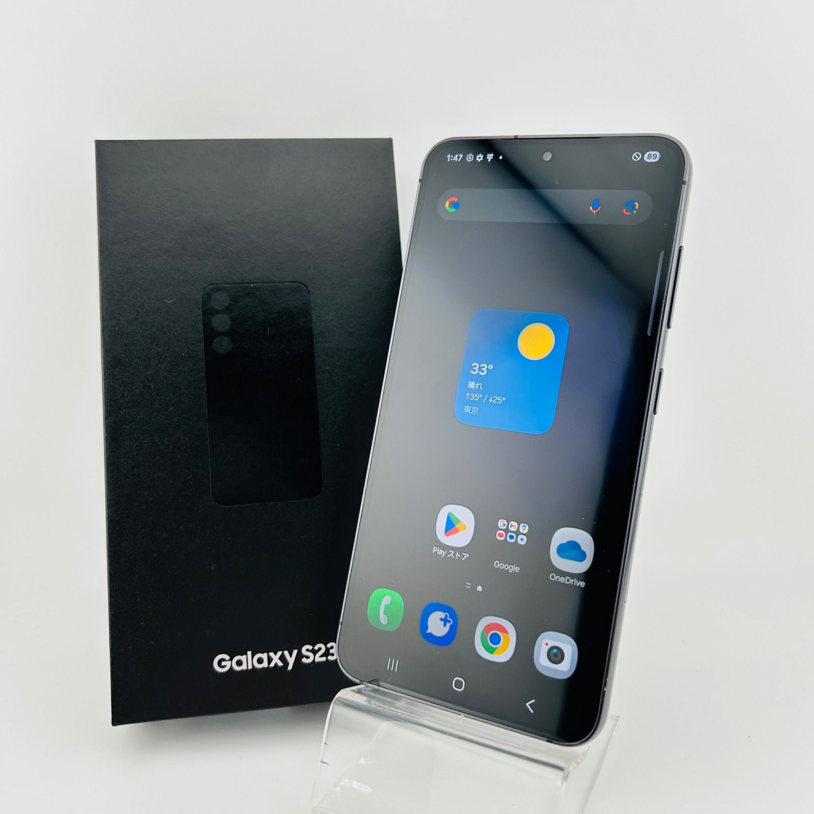 【美品】Galaxy S23 (SC-51D)【バッテリー良好】 美品 バッテリー良好 Galaxy S23 256GB ブラック SIMフリー(sim