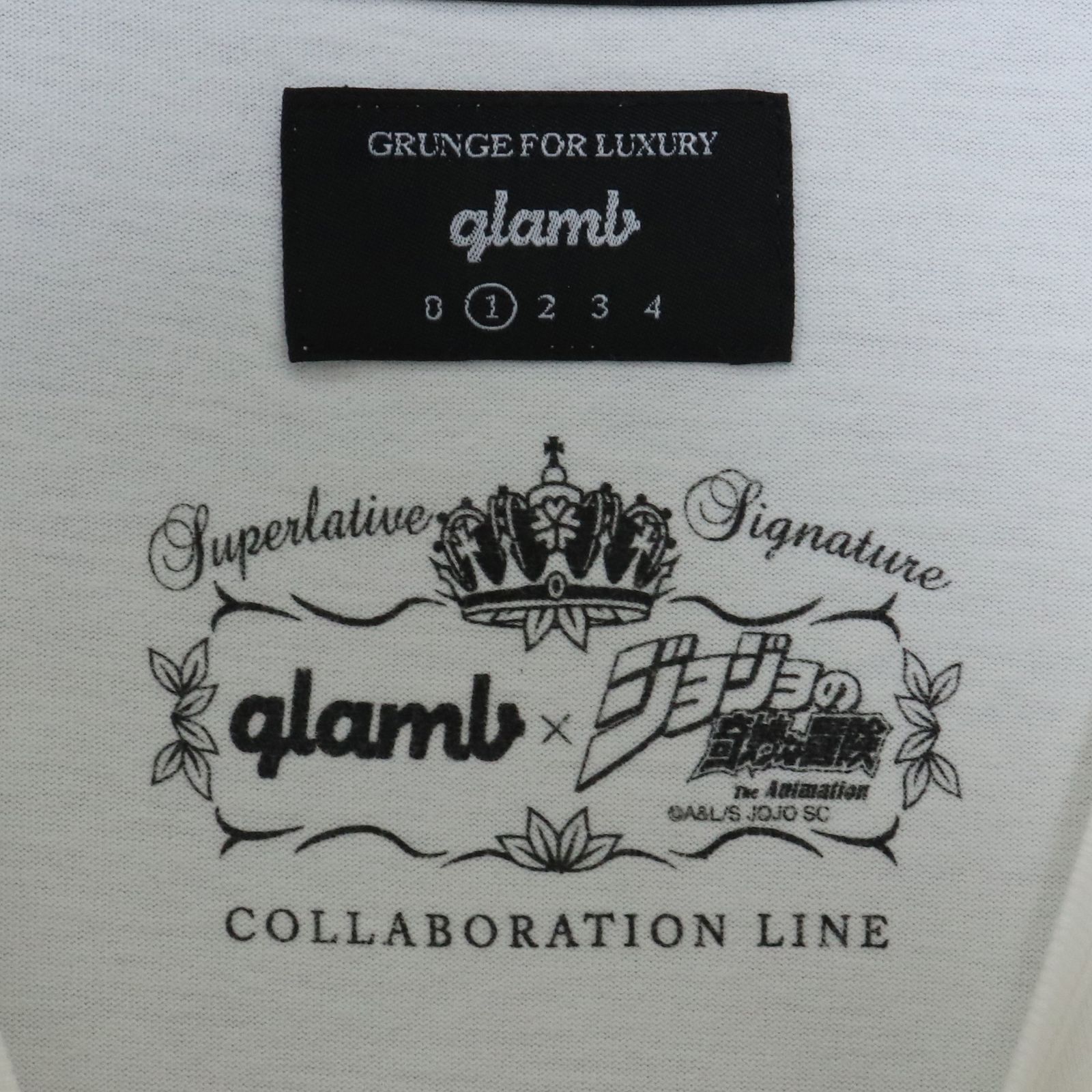 【匿名配送】新品glamb jojo 花京院 Tシャツ サイズ3 ジョジョの奇妙な冒険【glamb】Tシャツ 花京院典明【2018年4月お