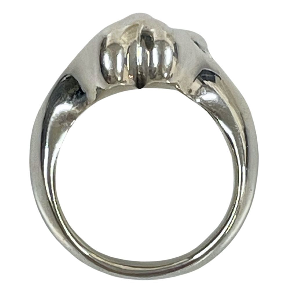 CHROME HEARTS RING-LT-MED リップアンドタン ミディアム シルバー 