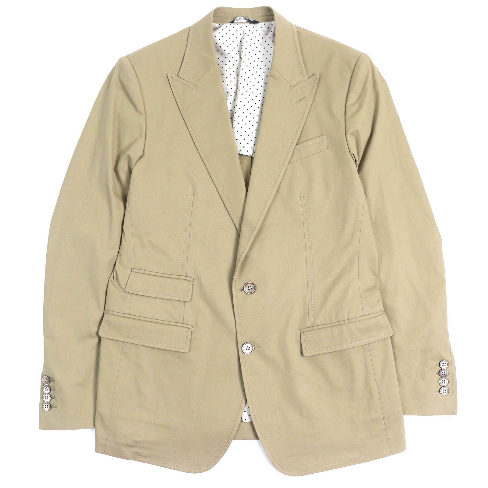 極美品△DOLCE&GABBANA ドルチェ＆ガッバーナ TAORMINA コットン