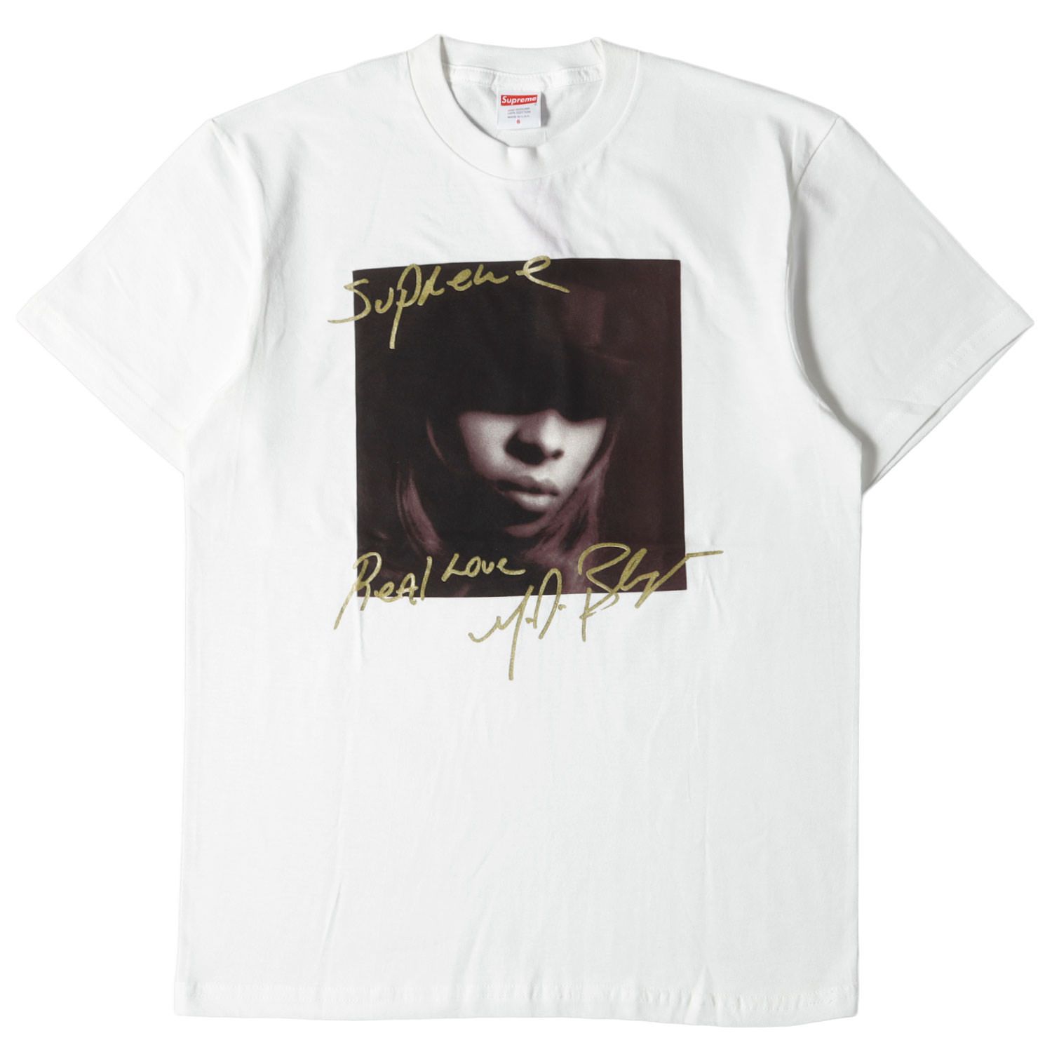 シュプリーム メアリーJブライジ Tシャツ 白 Lサイズ シュプリーム SUPREME Mary J. Blige Tee メアリーJ.ブライジ
