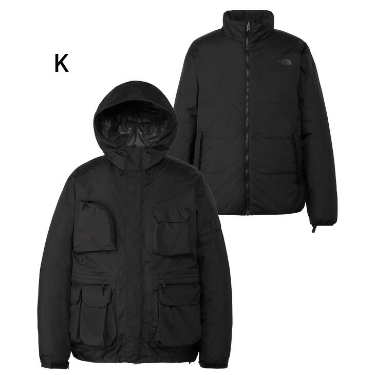 ザ ノース フェイス メンズ アウター 長袖 THE NORTH FACE インナー付き ジャケット はっ水 防風 ウェア 男性 マウンテンジャケット 春 3シーズン メンズジャケット 紳士服 服 メンズウエア NP 62530 炭 収納ポーチ