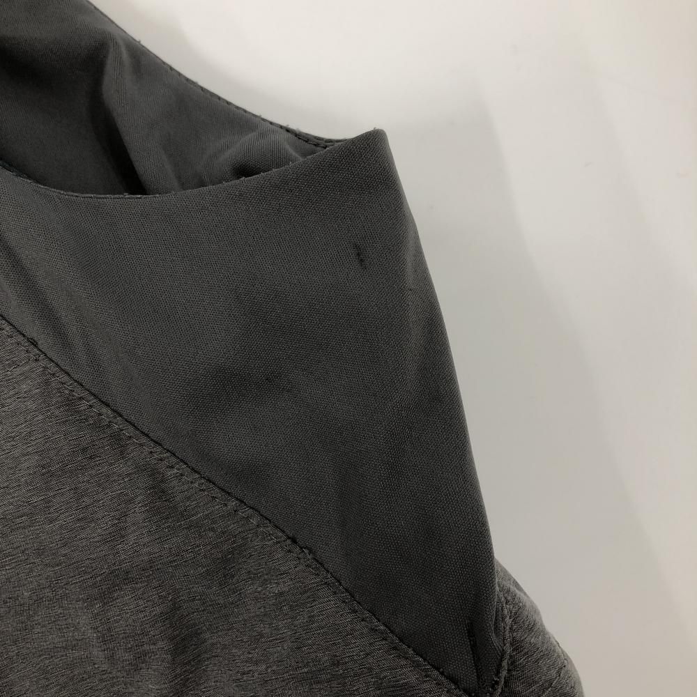 ビームスゴルフ ダウンベスト グレー ロゴ刺しゅう ネック内側フリース アームホール切替 メンズ L ゴルフウェア BEAMS GOLF LLC-HASEGAWATOSO_COM