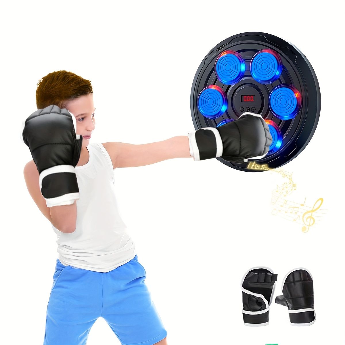 ライトリズム脱圧電子ボクシングウォールターゲットサンダトレーニングデバイス