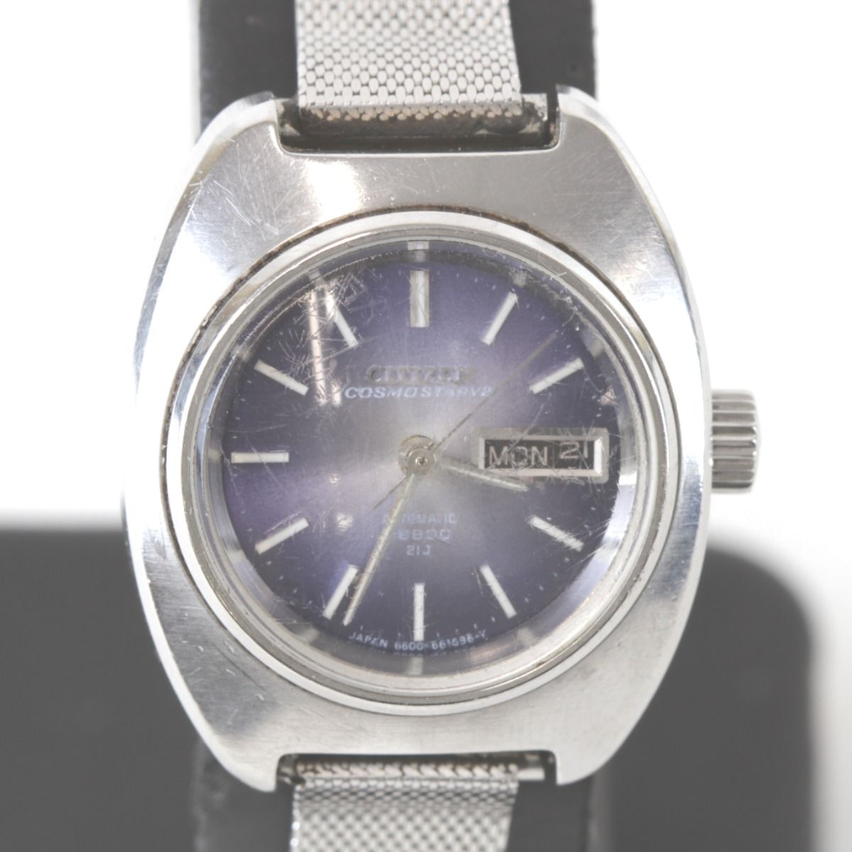 稼働品『USED』 CITIZEN 自動巻き 4-660838-K 腕時計 レディース 